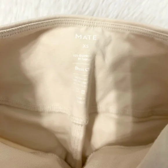 MATE The Label Organic Stretch Midi Leggings - Bone - Picture 9 of 14